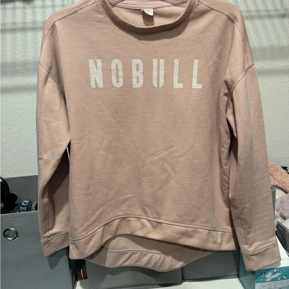 NOBULL Light Pink Crewneck Sweatshirt - Picture 1 of 2
